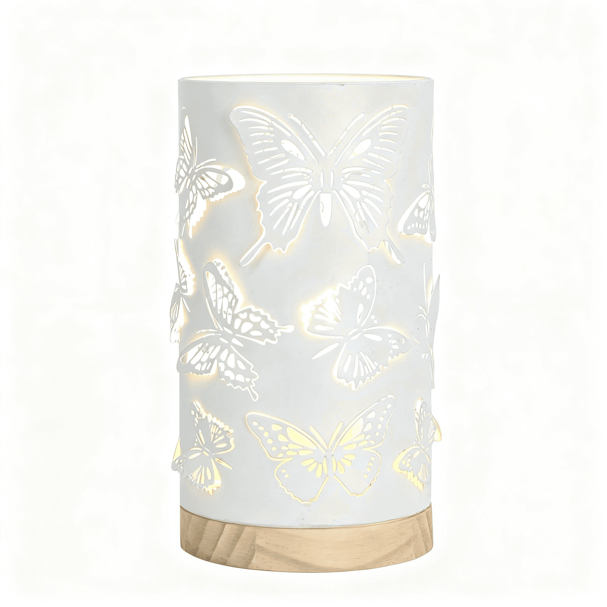 Elegant Butterfly Cutout Table Lamp