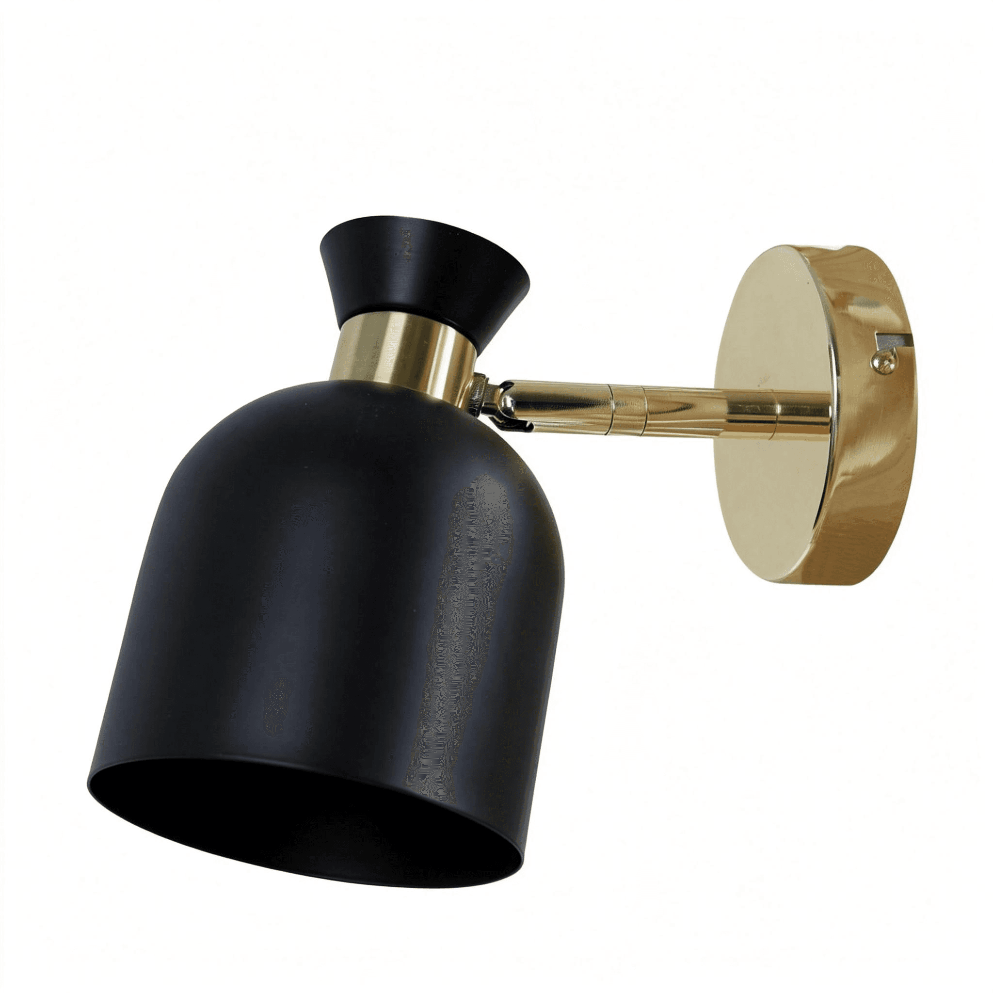 Modern Black and Gold Wall Sconce